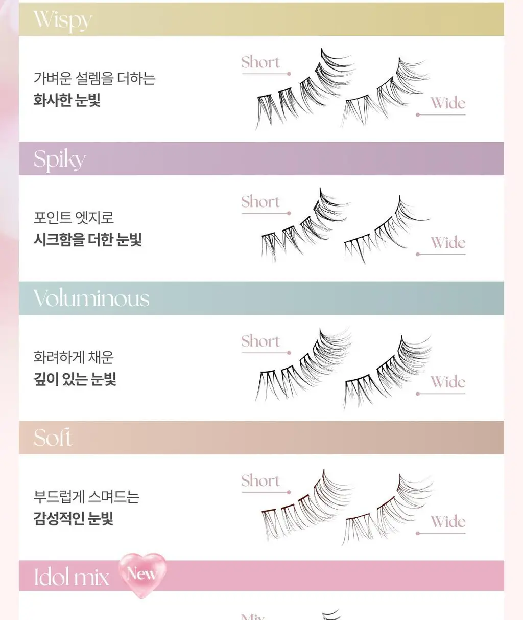 [NEW신상추가/엔믹스PICK] 올리오 펄스카라 속눈썹 21종 & 트위저 상세페이지 21